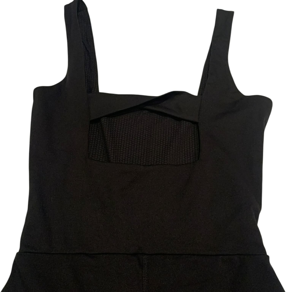TIS Thrive Black Flare Jumpsuit Activewear Cutout L - Picture 3 of 7